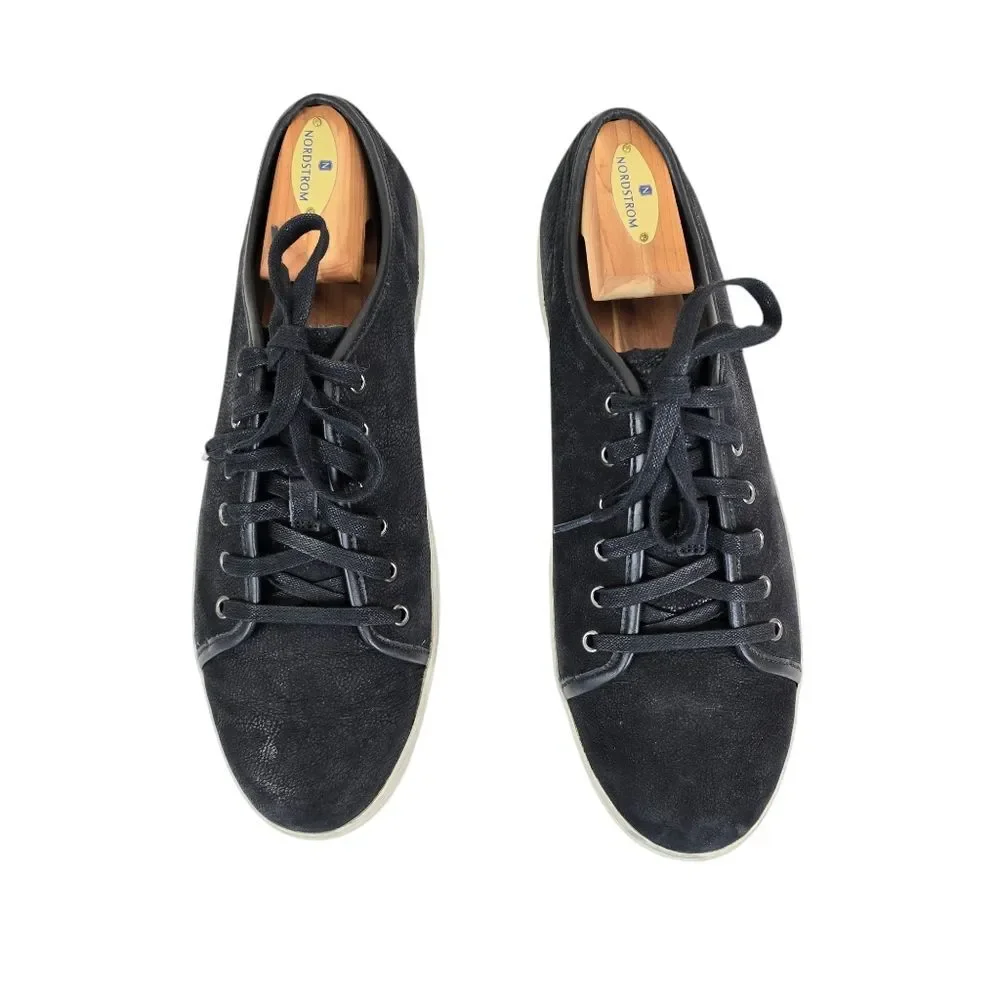 Vince Mens Austin Suede Leather Low Top Lace Up Casual Minimalist Sneakers 10.5